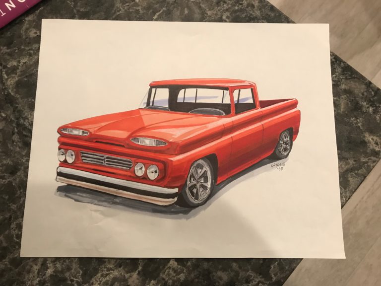 60 C10 marker render